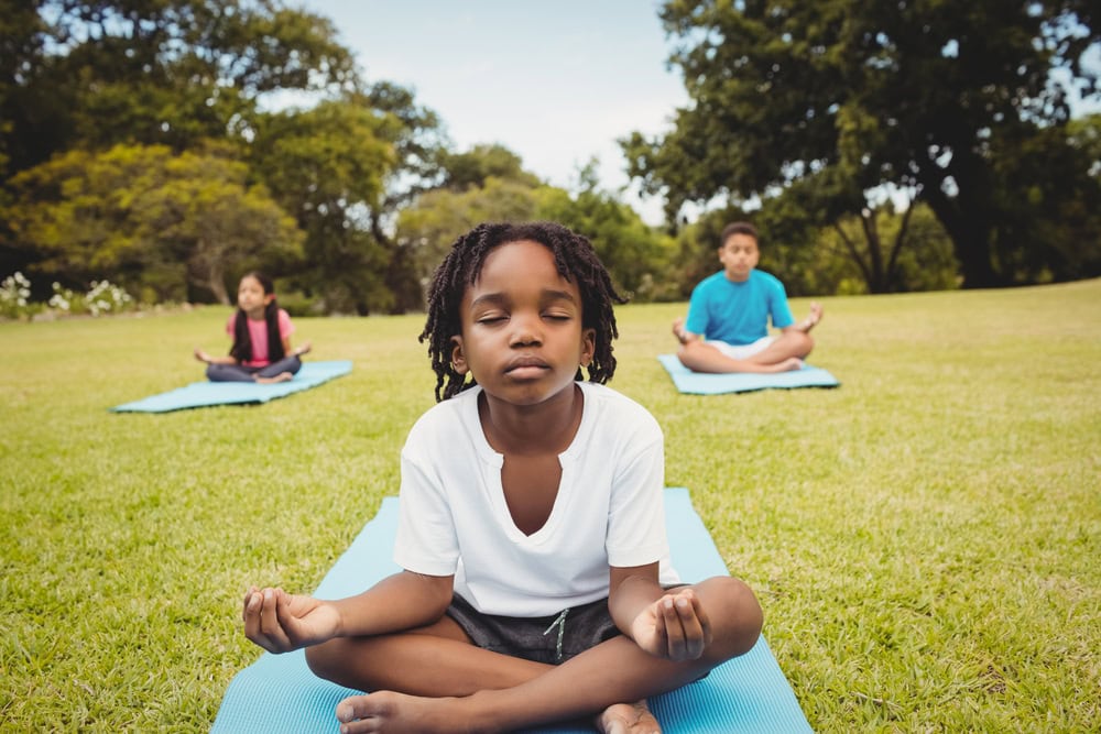 Kids Meditating